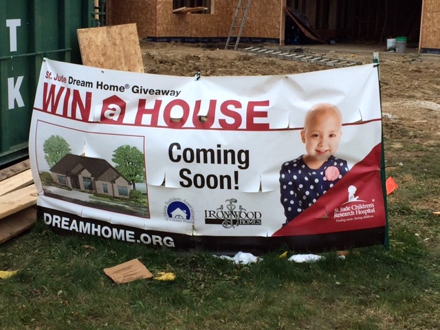 Banner od Peoria St Jude Home Give Away
