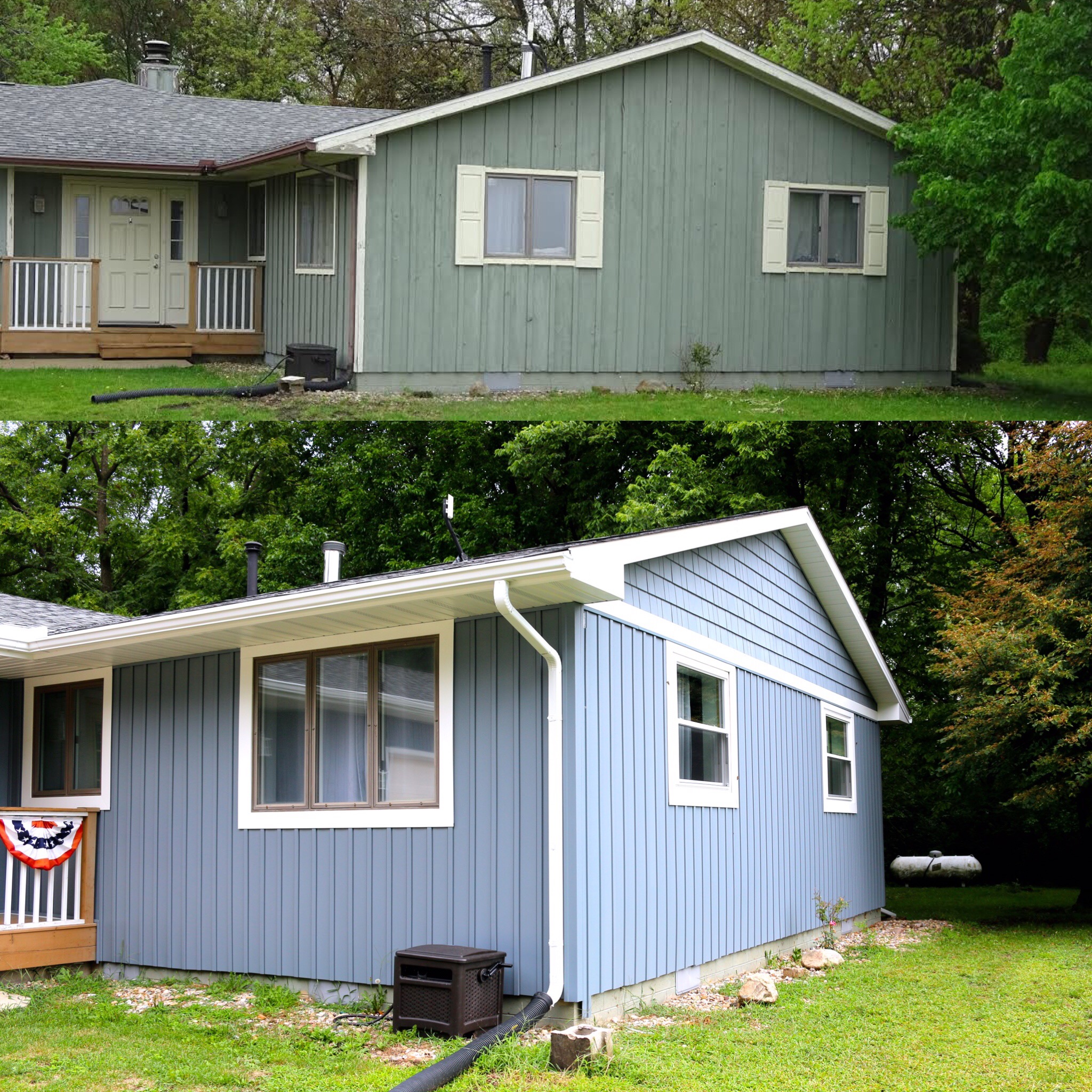 old cedar siding was replaced with vinyl siding in bloomingotn il – Carlson  Exteriors Inc., image size:2048x2048